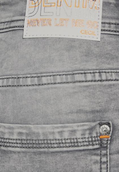 7/8 Casual Fit Jeans mid grey used wash