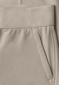 7/8 High Waist Wide Leg Hose im Casual Fit cobble stone