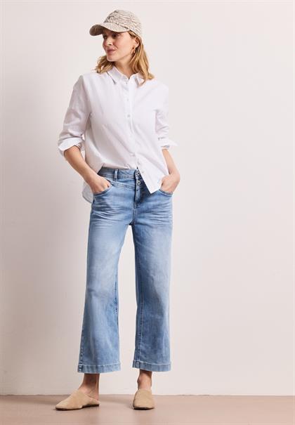 7/8 High Waist Wide Leg Jeans im Loose Fit light blue wash