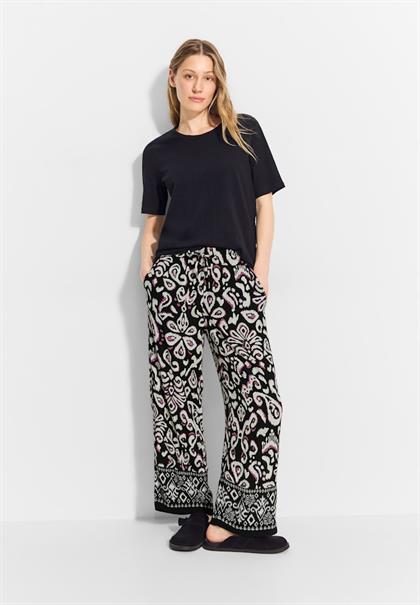 7/8 Hose mit Wide Legs black