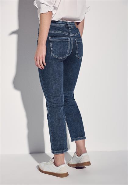 7/8-Jeans im Casual Fit dark blue washed