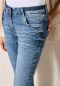7/8 Jeans im Casual Fit light blue washed