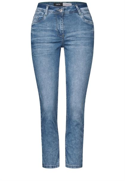 7/8 Jeans im Casual Fit light blue washed
