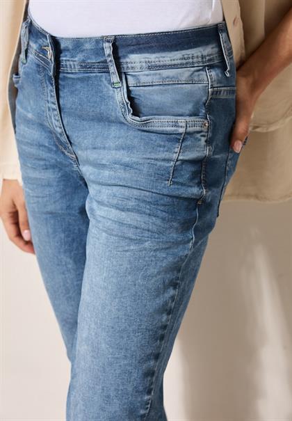 7/8 Jeans im Casual Fit light blue washed