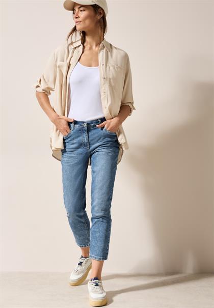 7/8 Jeans im Casual Fit light blue washed