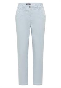 7/8 Mid Waist Slim Leg Hose im Casual Fit diamond blue