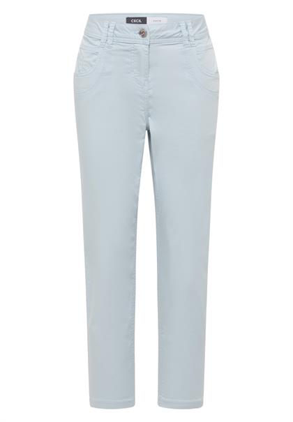 7/8 Mid Waist Slim Leg Hose im Casual Fit diamond blue