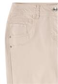 7/8 Mid Waist Slim Leg Hose im Casual Fit grain beige