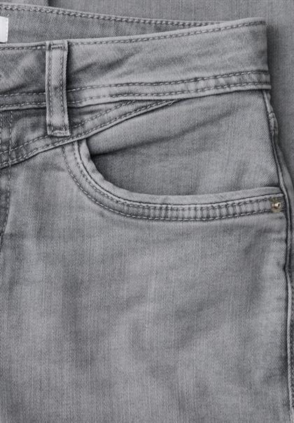 7/8 Slim Leg Jeans im Casual Fit light grey random wash