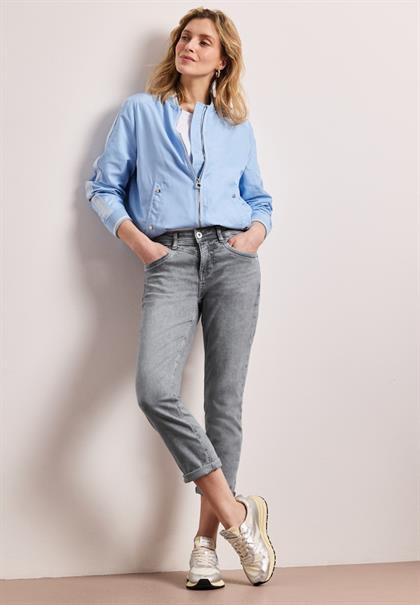 7/8 Slim Leg Jeans im Casual Fit light grey random wash