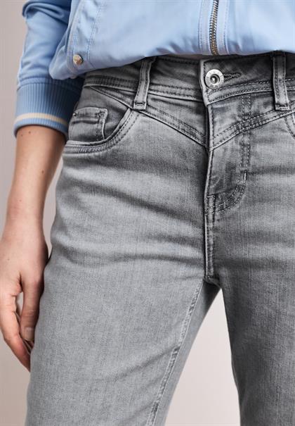 7/8 Slim Leg Jeans im Casual Fit light grey random wash