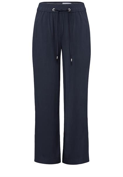 7/8 Straight Leg Viskose Hose universal blue