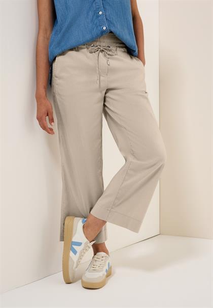 7/8 Wide Leg Hose boulder beige