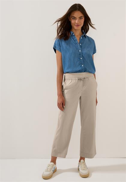 7/8 Wide Leg Hose boulder beige