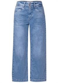 7/8 Wide Leg Jeans light blue washed
