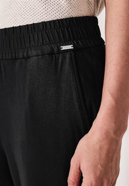 7/8 Wide Leg Jersey-Hose black