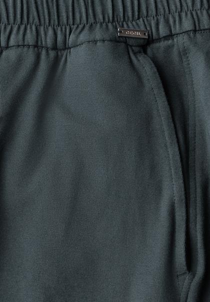7/8 Wide Leg Jersey-Hose slate khaki