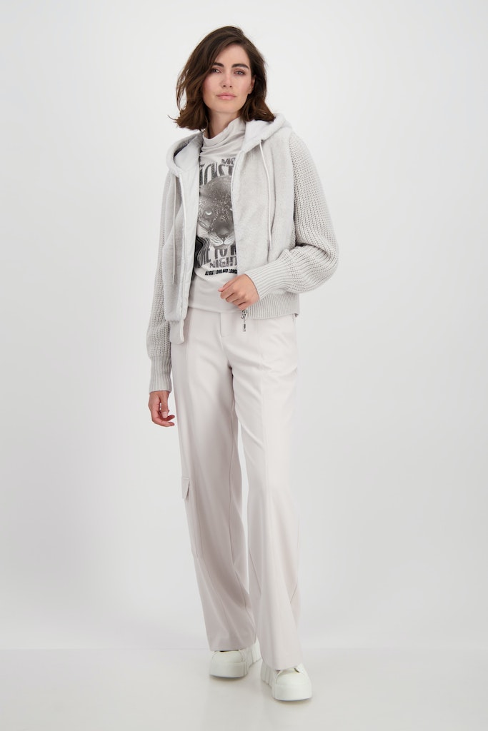 Monari Damen Pullover 807533 stone bequem online kaufen bei Tara-M.de