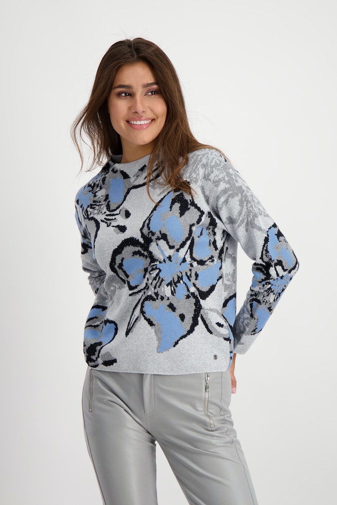 Damen online bei melange bequem gemustert 807570 kaufen Monari cloud Pullover