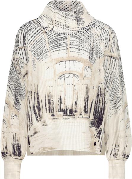 809517 almond gemustert