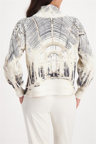 809517 almond gemustert