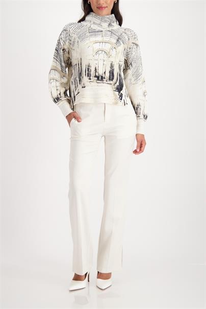 809517 almond gemustert