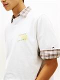 90s Back Bubble Logo Jersey T-Shirt ecru