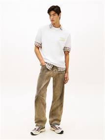 90s Back Bubble Logo Jersey T-Shirt ecru
