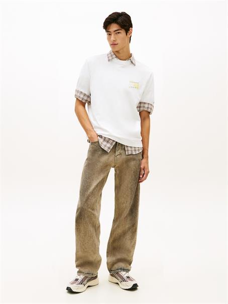 90s Back Bubble Logo Jersey T-Shirt ecru
