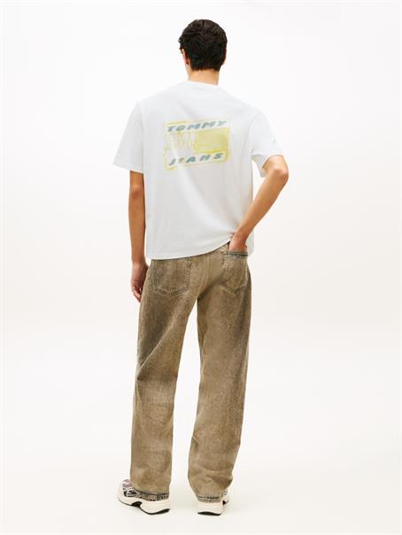 90s Back Bubble Logo Jersey T-Shirt ecru