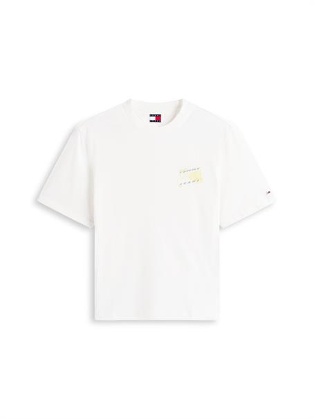 90s Back Bubble Logo Jersey T-Shirt ecru