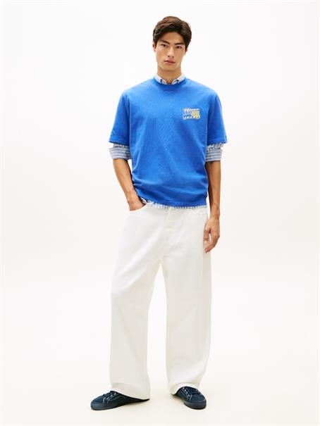 90s Back Bubble Logo Jersey T-Shirt fizzy blue
