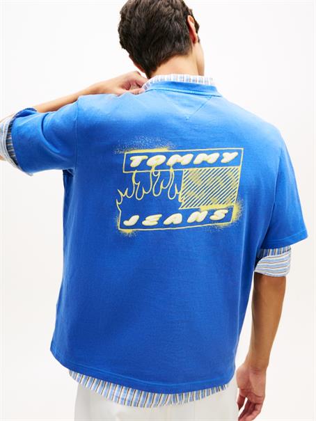 90s Back Bubble Logo Jersey T-Shirt fizzy blue