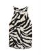 abstract beige zebra