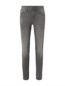 Aedan Straight Stretch-Jeans used mid stone grey denim