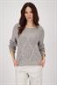 Ajour Pullover greige