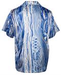ALLOVERPRINT HEMD blau