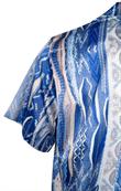 ALLOVERPRINT HEMD blau