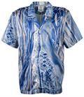 ALLOVERPRINT HEMD blau