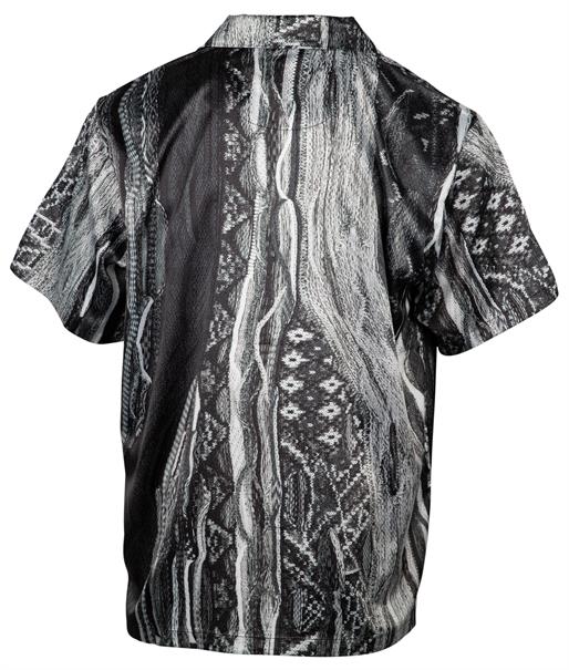 ALLOVERPRINT HEMD schwarz