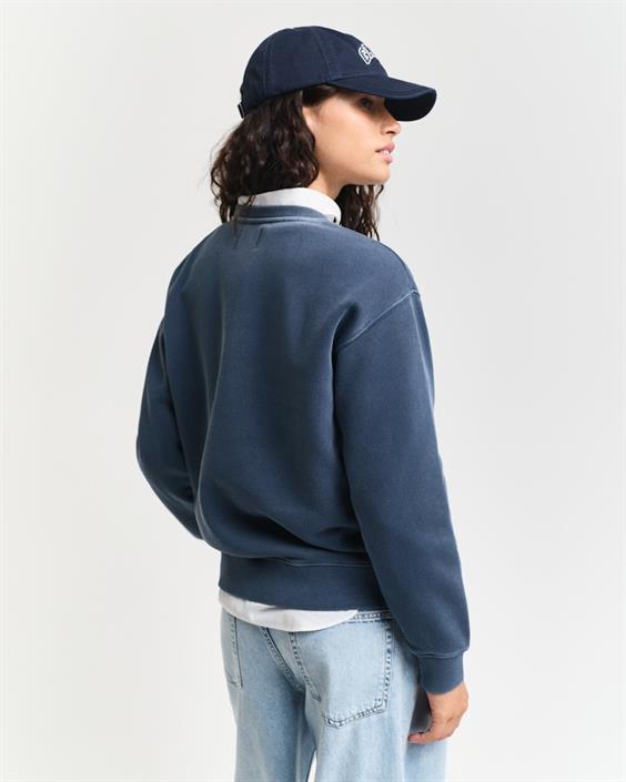 arch-graphic-rundhals-sweatshirt-prussian-blue