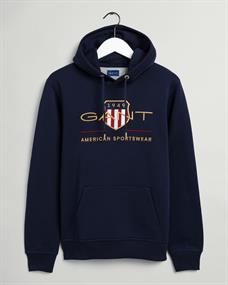 Archive Shield Hoodie evening blue