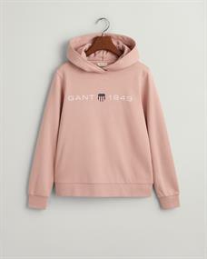 Archive Shield Hoodie mit Print dusty rose