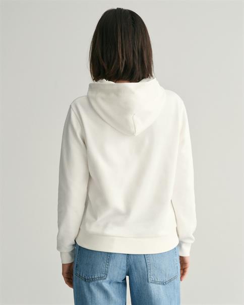 Archive Shield Hoodie mit Print eggshell