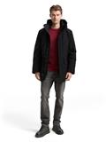 Arctic Parka mit abnehmbarer Kapuze black