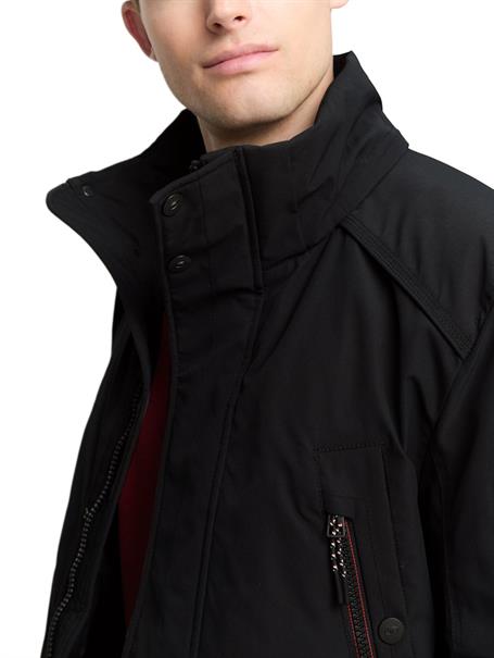 Arctic Parka mit abnehmbarer Kapuze black