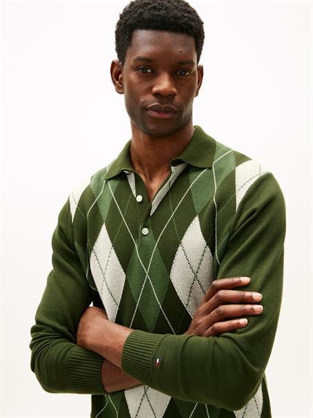 ARGYLE LS RUGBY arctic spruce