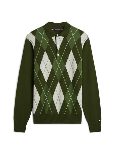 ARGYLE LS RUGBY arctic spruce