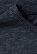Ausbrenner-Shirt mit Wording universal blue