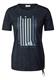 Ausbrenner-Shirt mit Wording universal blue